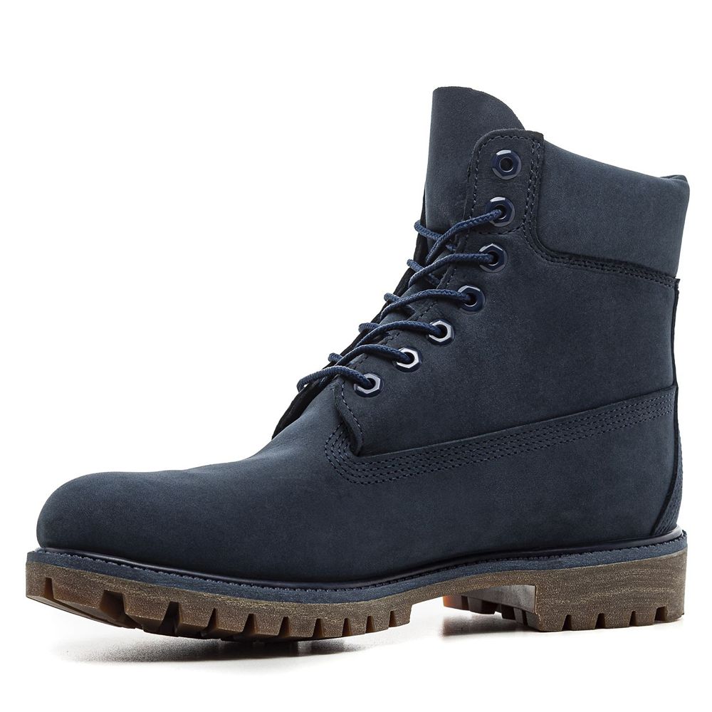 Bocanci De Zapada Timberland Barbati Bleumarin - 6-Inch Premium Waterproof - Romania - CRVJKI513